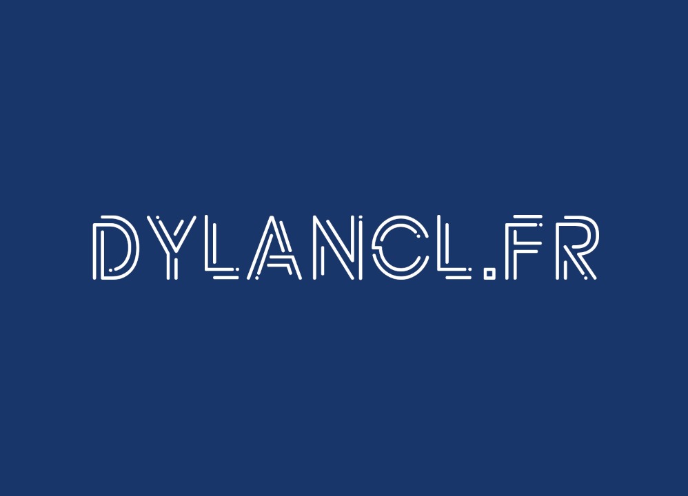 DYLANCL.FR, projet personnel